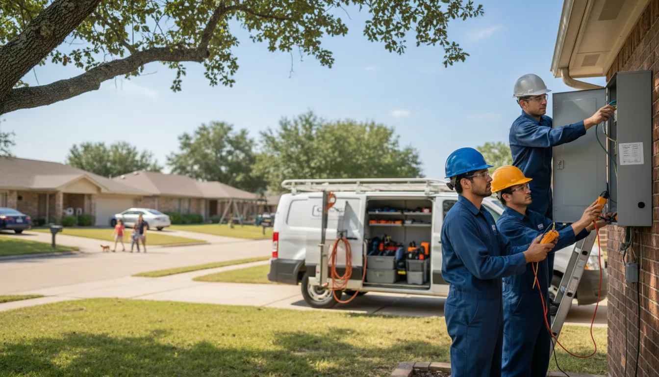 Certified electrician providing emergency electrical services in Nesbit, MS
